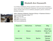 Tablet Screenshot of elizabethhousworth.com